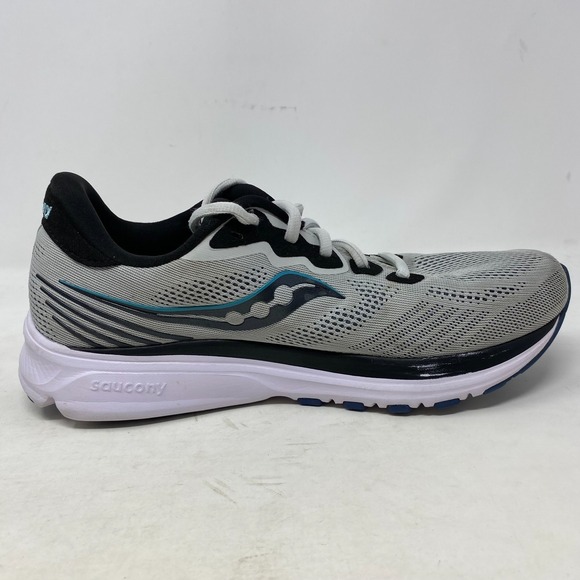 Saucony Mens Ride 14 Running Shoe Gray Size 8.5‎ Training Gym main image 5
